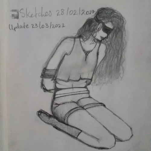 First attempt at a bondage drawing