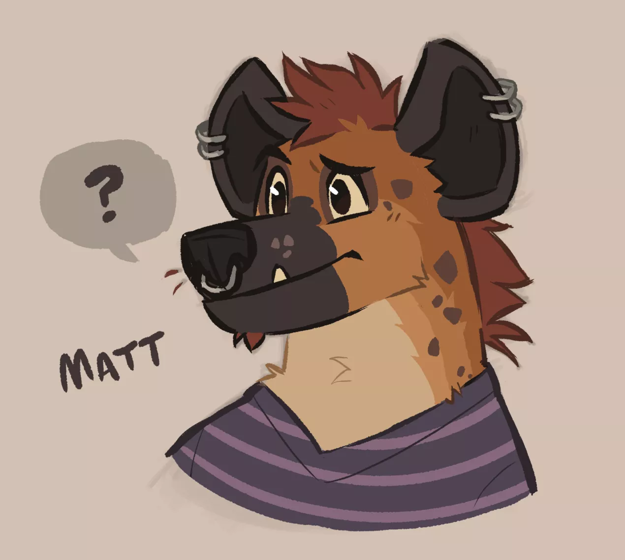 First drawing on the new tablet, say hello to Matt :D