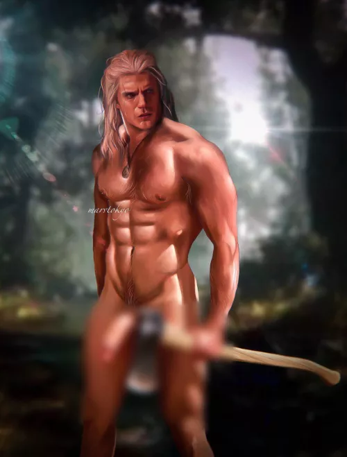 geralt from the witcher art by me