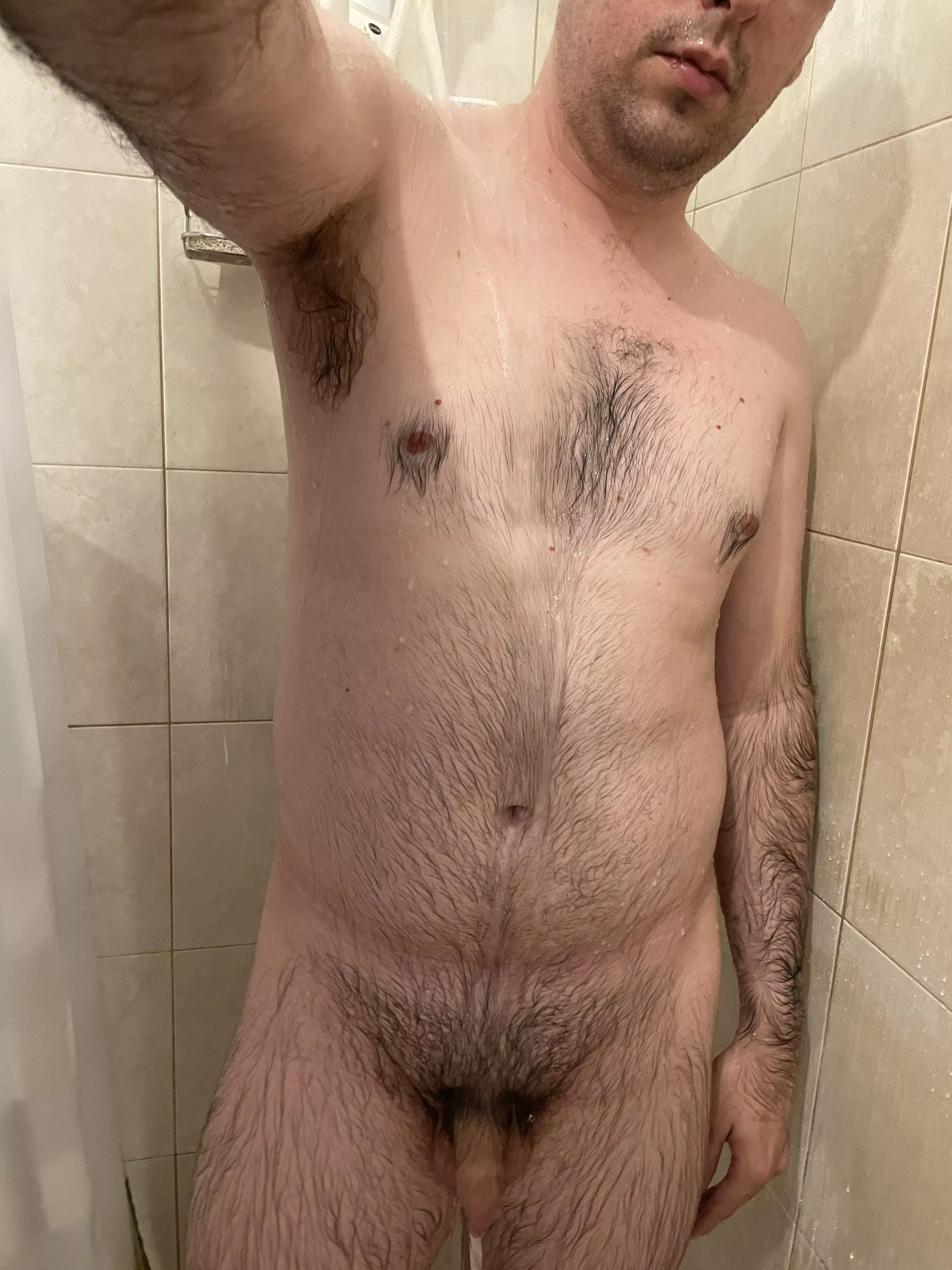 Hot shower after a long day