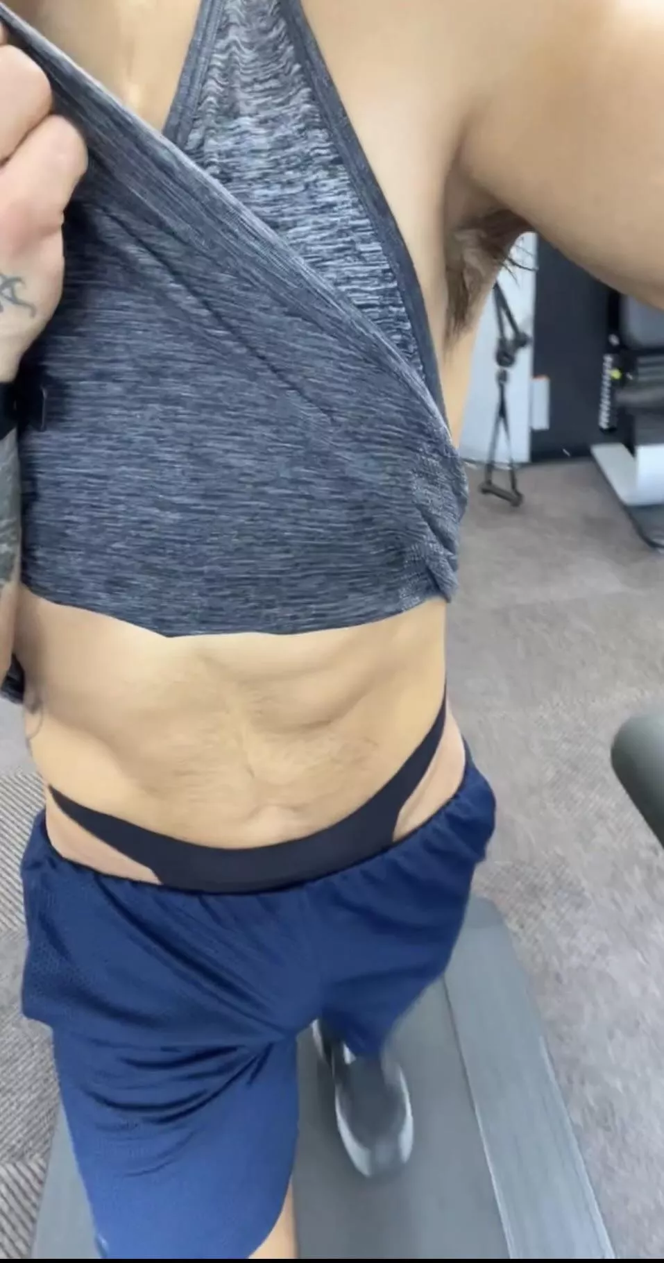 I can feel the sweat dripping