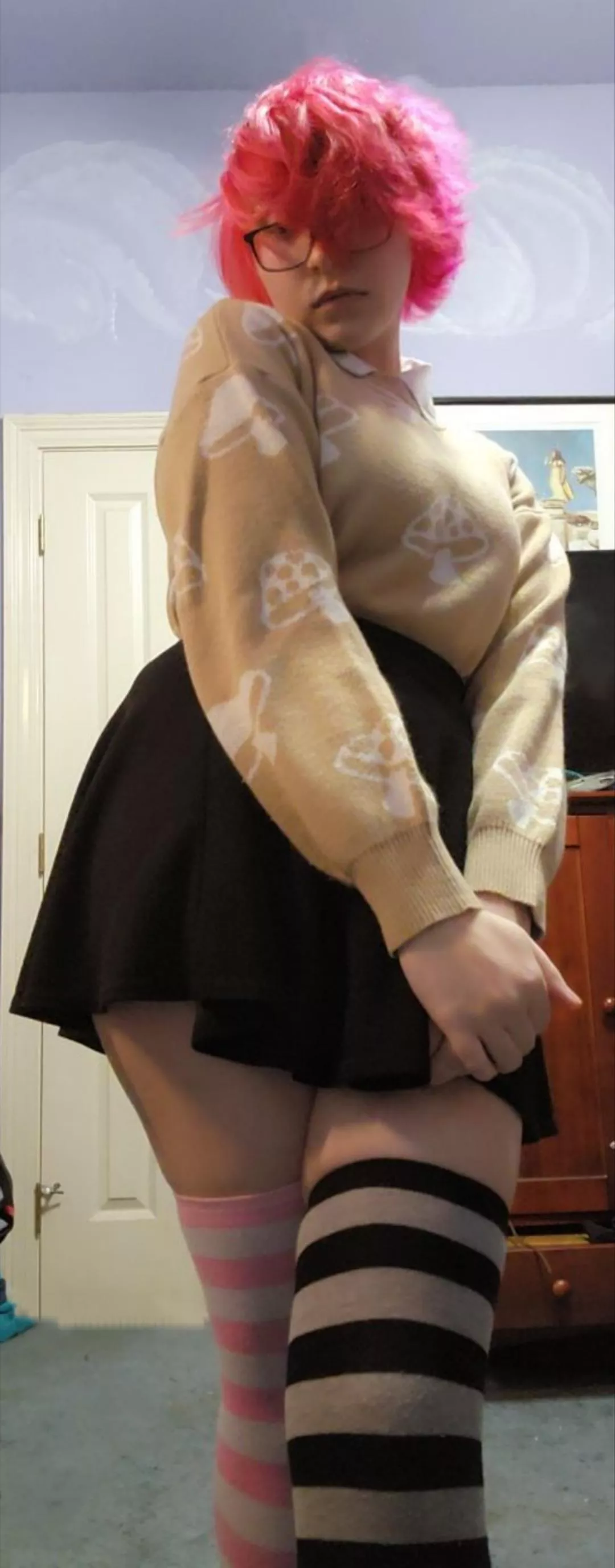 I dyed my hair pink for valentines 💗