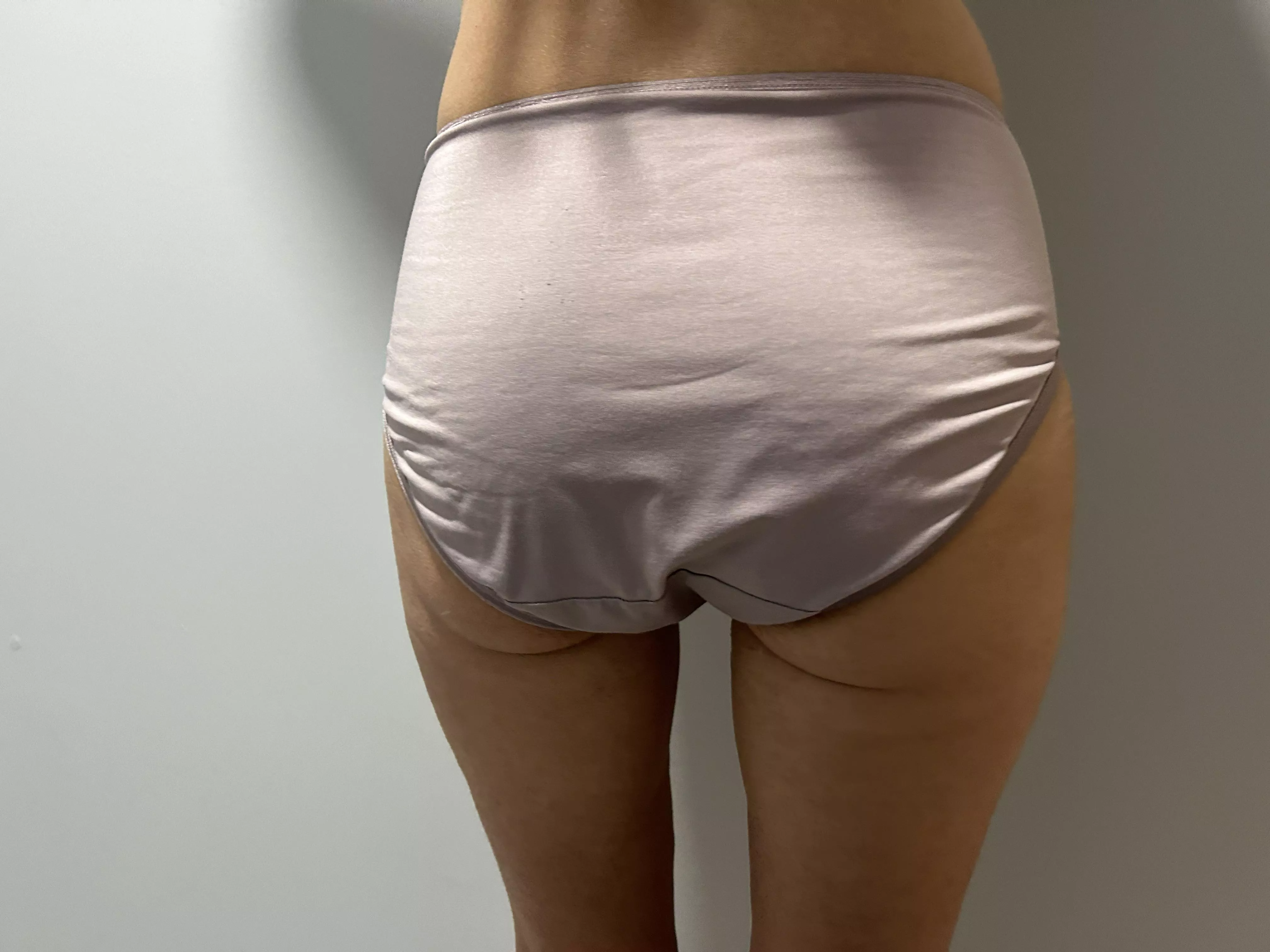 I was working around the house today… got a lot done! However, I had no need to look cute or sexy. So, granny panties it was!! LOL.