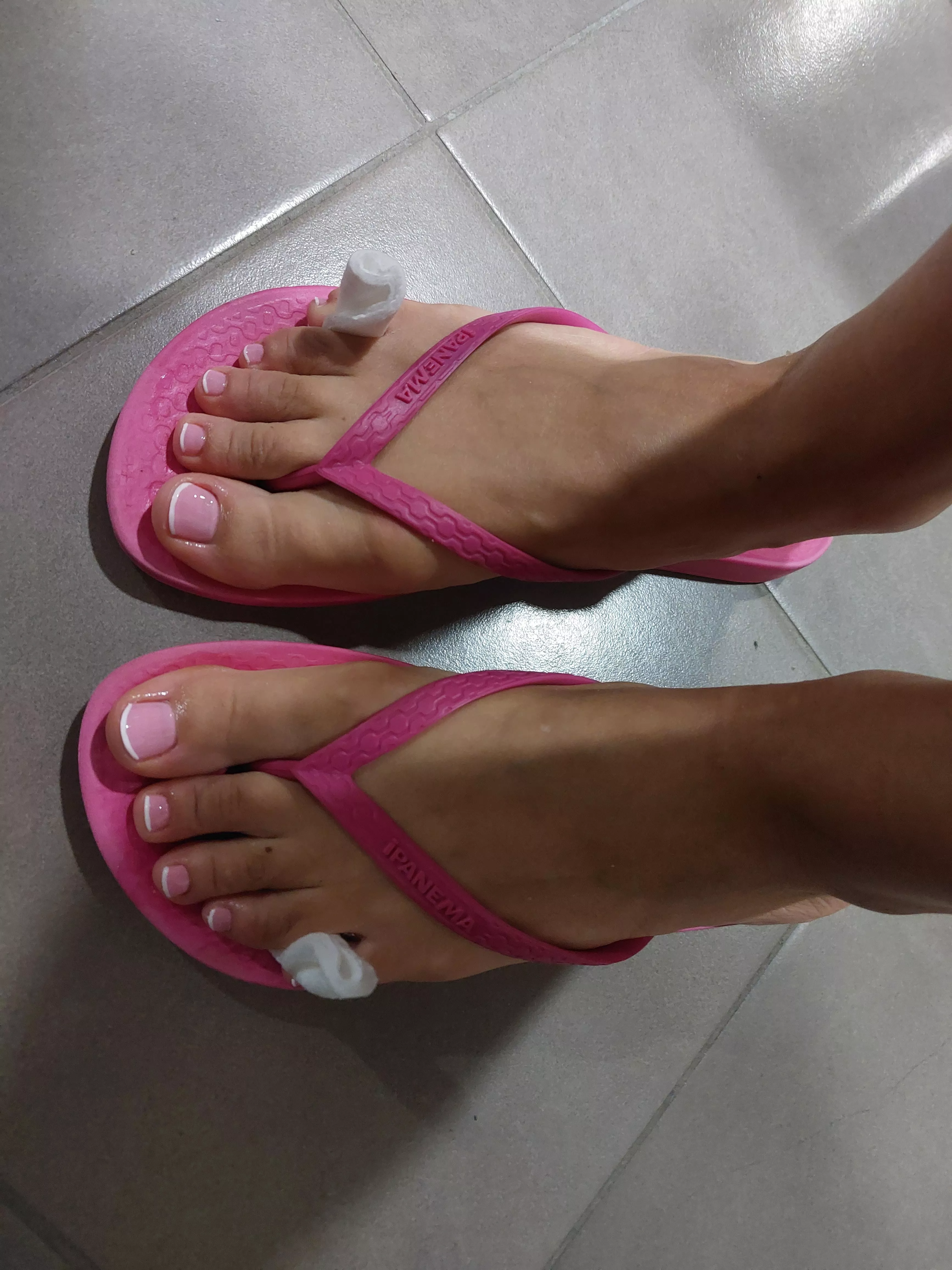 just got a pedicure 😍🥰