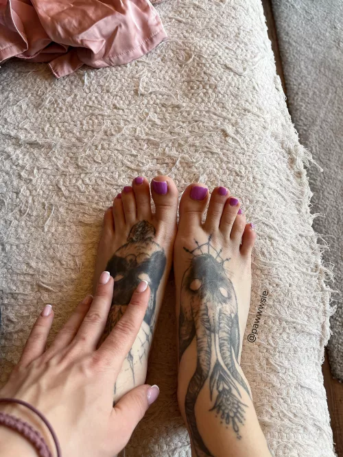 loving these new manicure and pedicure, you like it?