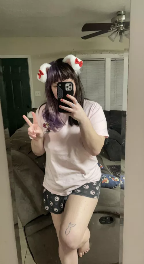 New puppy ears, I feel adorable