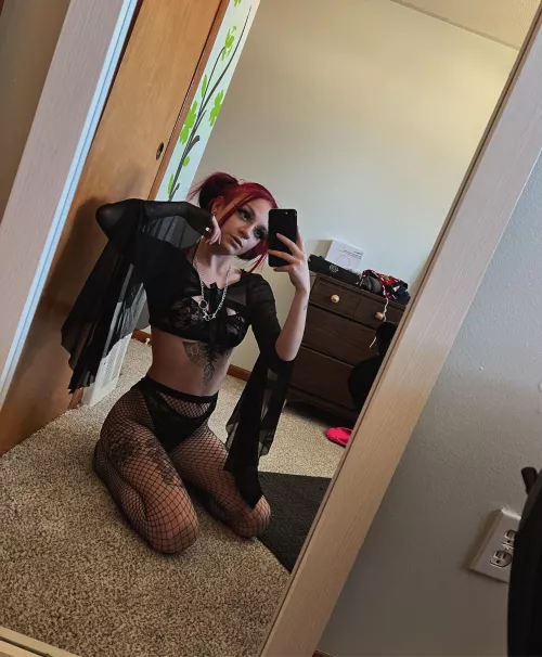 On my knees, awaiting for you