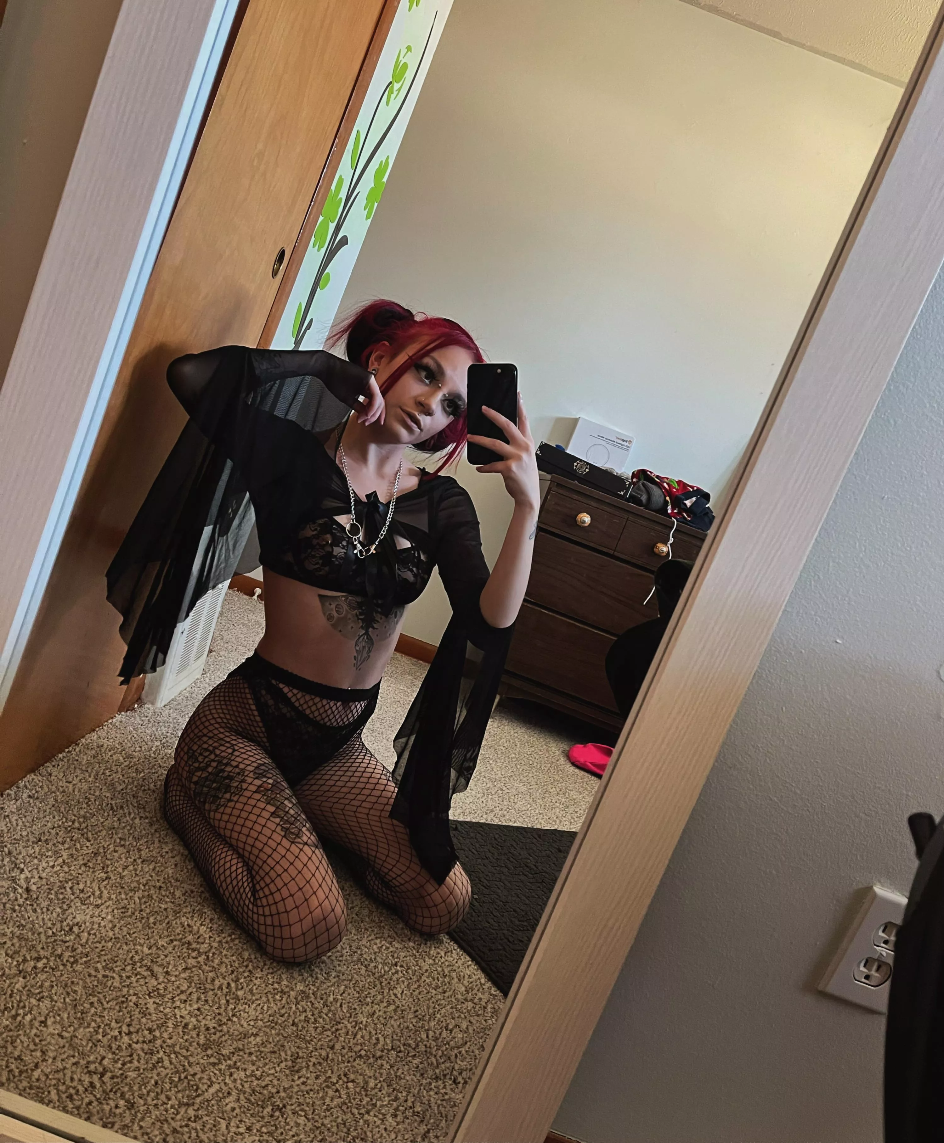 On my knees, awaiting you