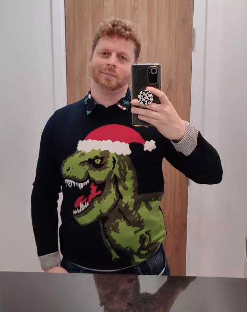 One from Christmas where I thought I looked cute