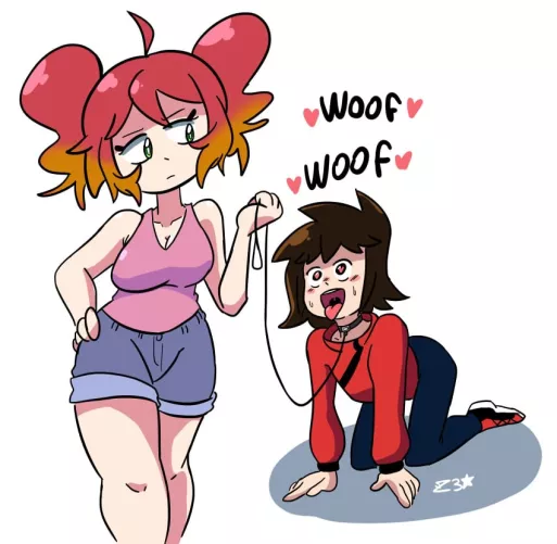 Put a leash on a guy and see what happens 🙈