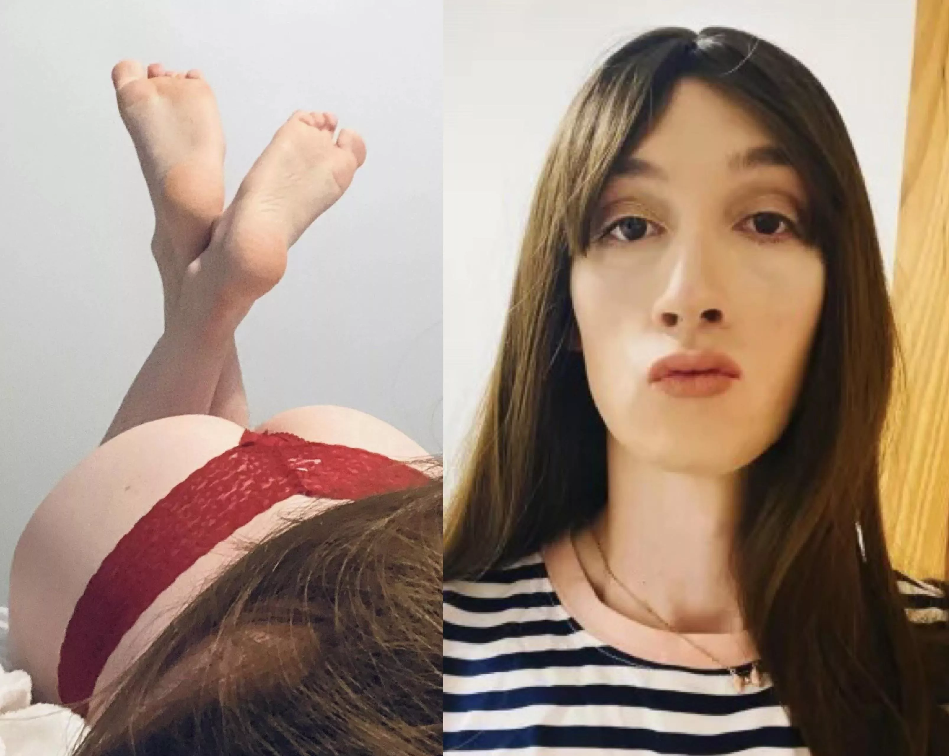 Putting my face out there online 😬 hope you like my panties too ☺️