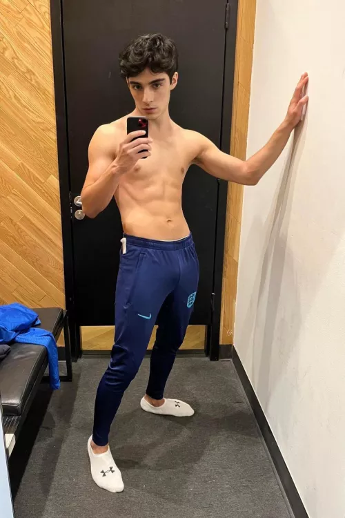 Ready to fuck one of the twinks in the locker room?