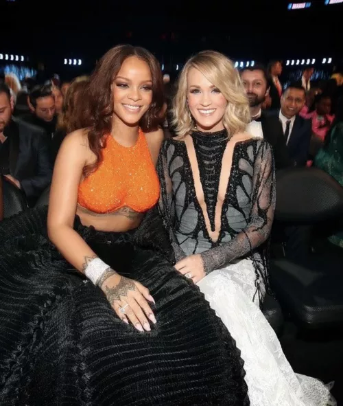 Rihanna and Carrie Underwood
