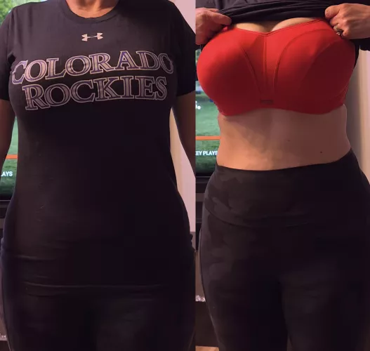 Same team new sports bra! < 3