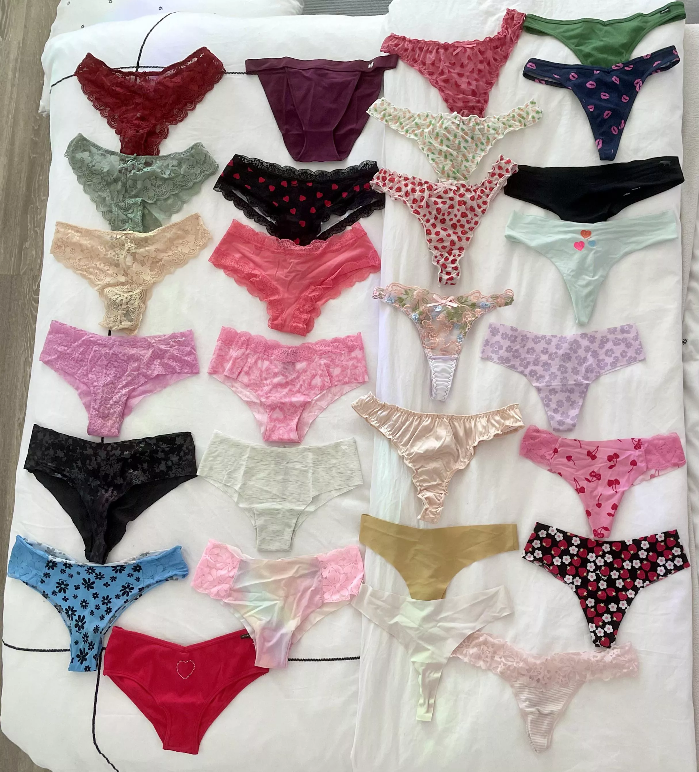[selling] [US] Panty drawer update!! Different colors, fabric and styles available. 24 hour minimum wear, add on options available like pics/videos and fet friendly! Tracking provided and all pairs are vacuum sealed! Let me get wet for you, promise you w