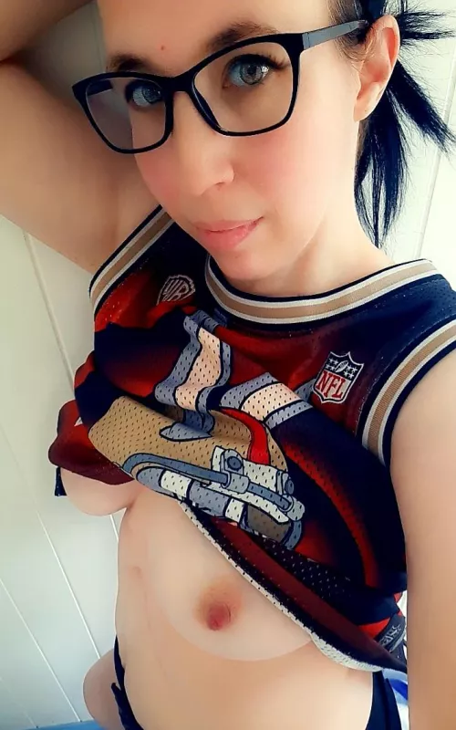 Settling in to watch the Superbowl! Let's go Eagles!!!