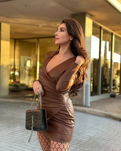 So tight the fishnets show through