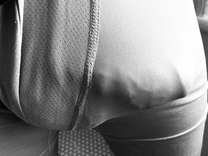 So tight you see the veins.