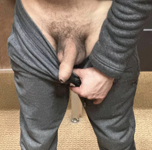 Soft in a dressing room.