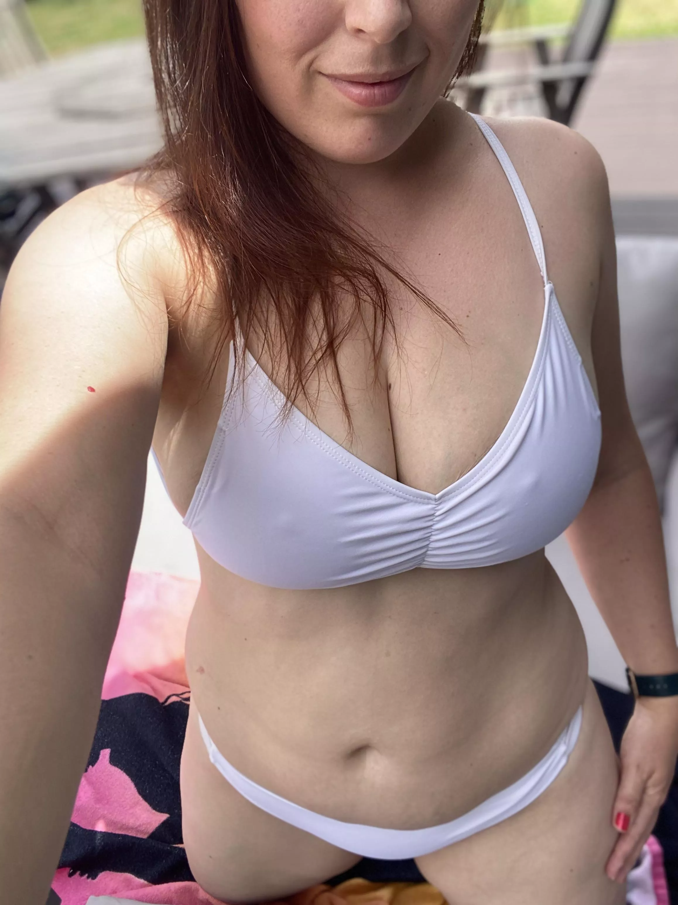 Suns out… so are the nips too by the looks