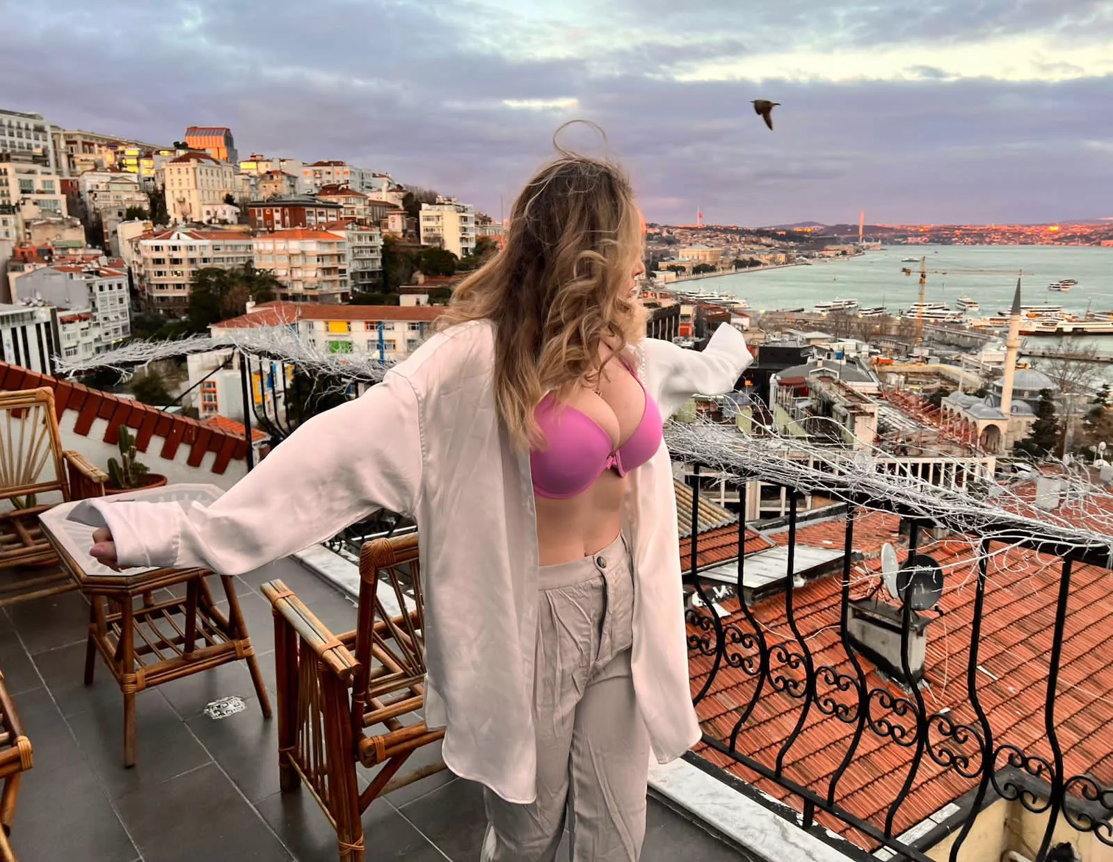 This view from the balcony is love❤️