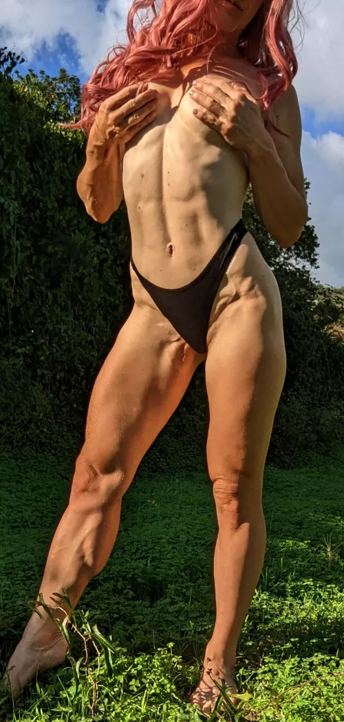 What wrestler and BJJ girl body feels