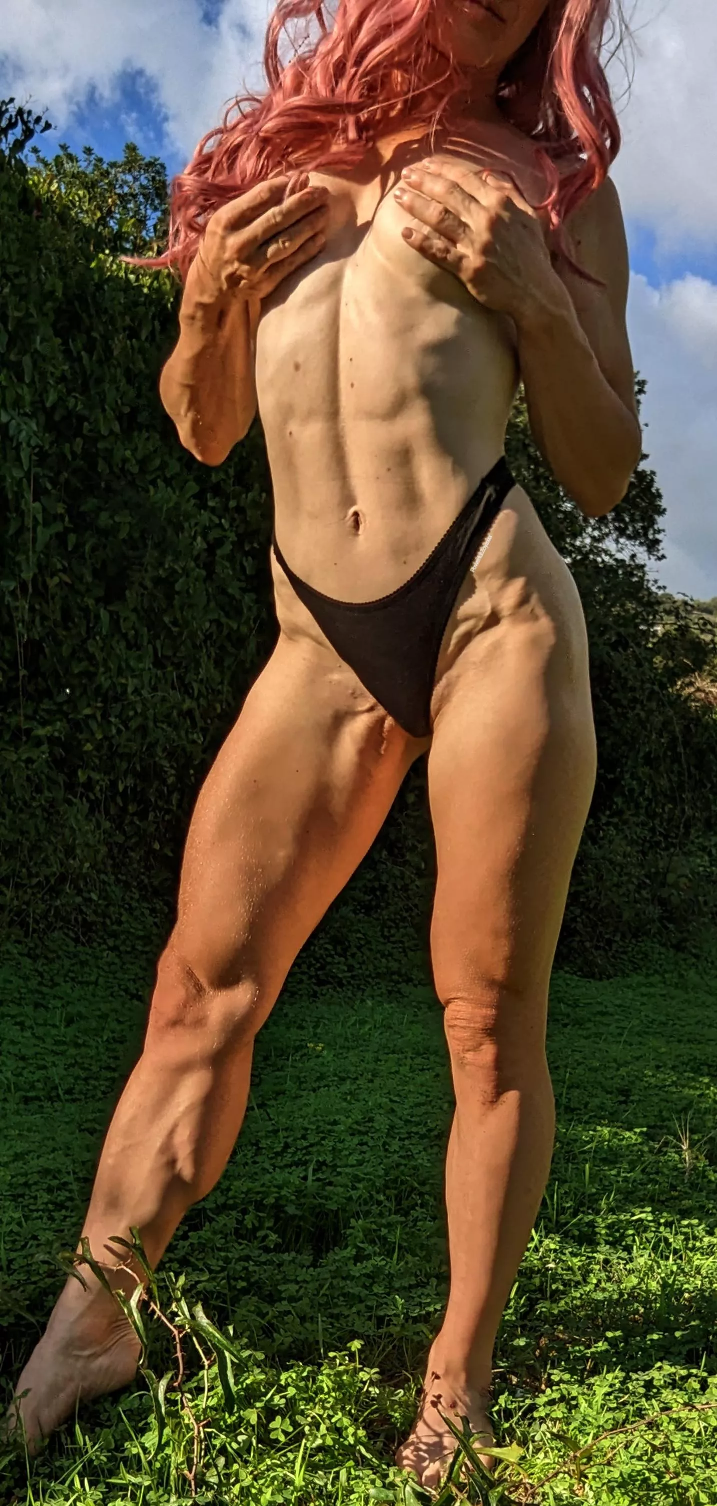 What wrestler and BJJ girl body feels