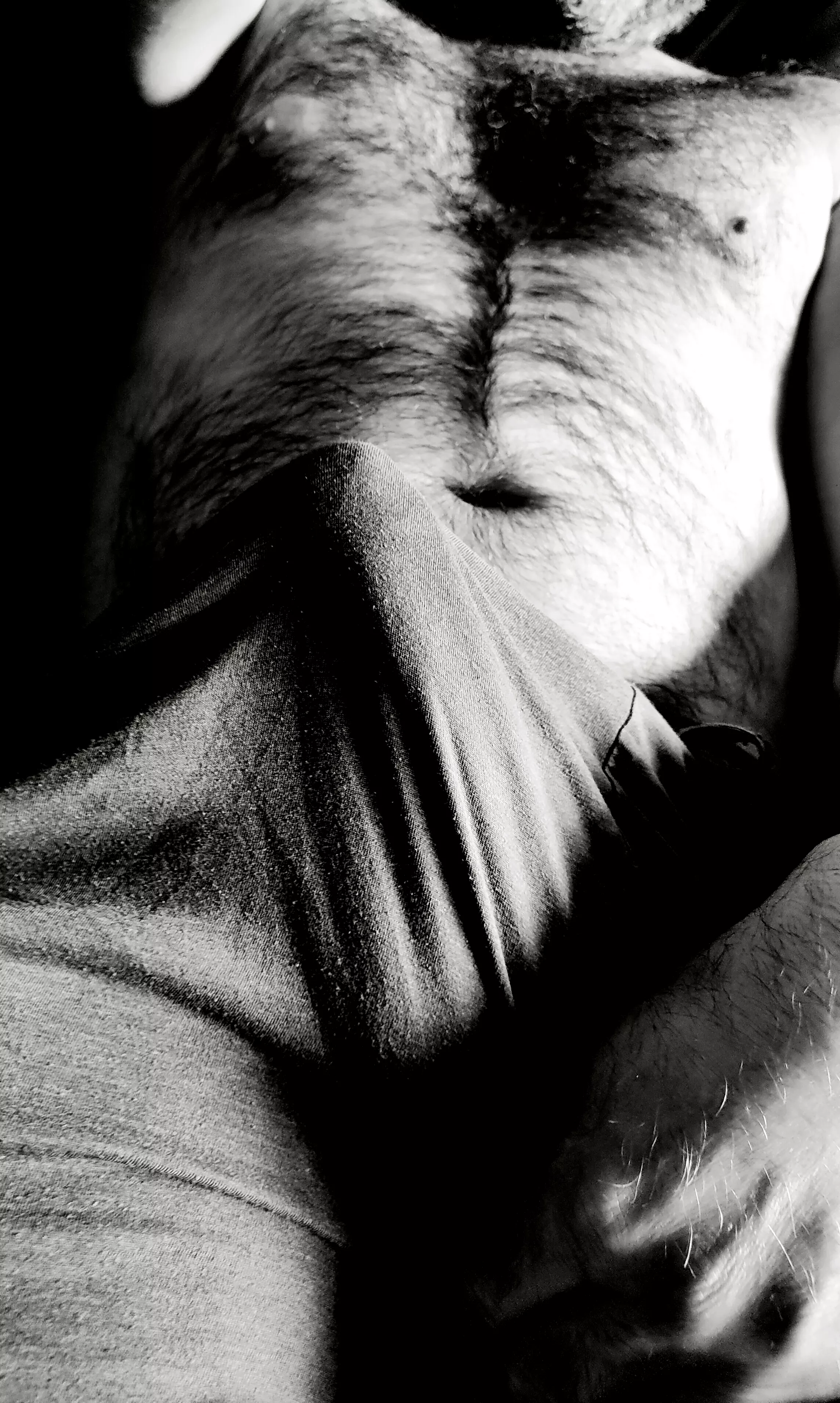 When in doubt:grey sweatpants!