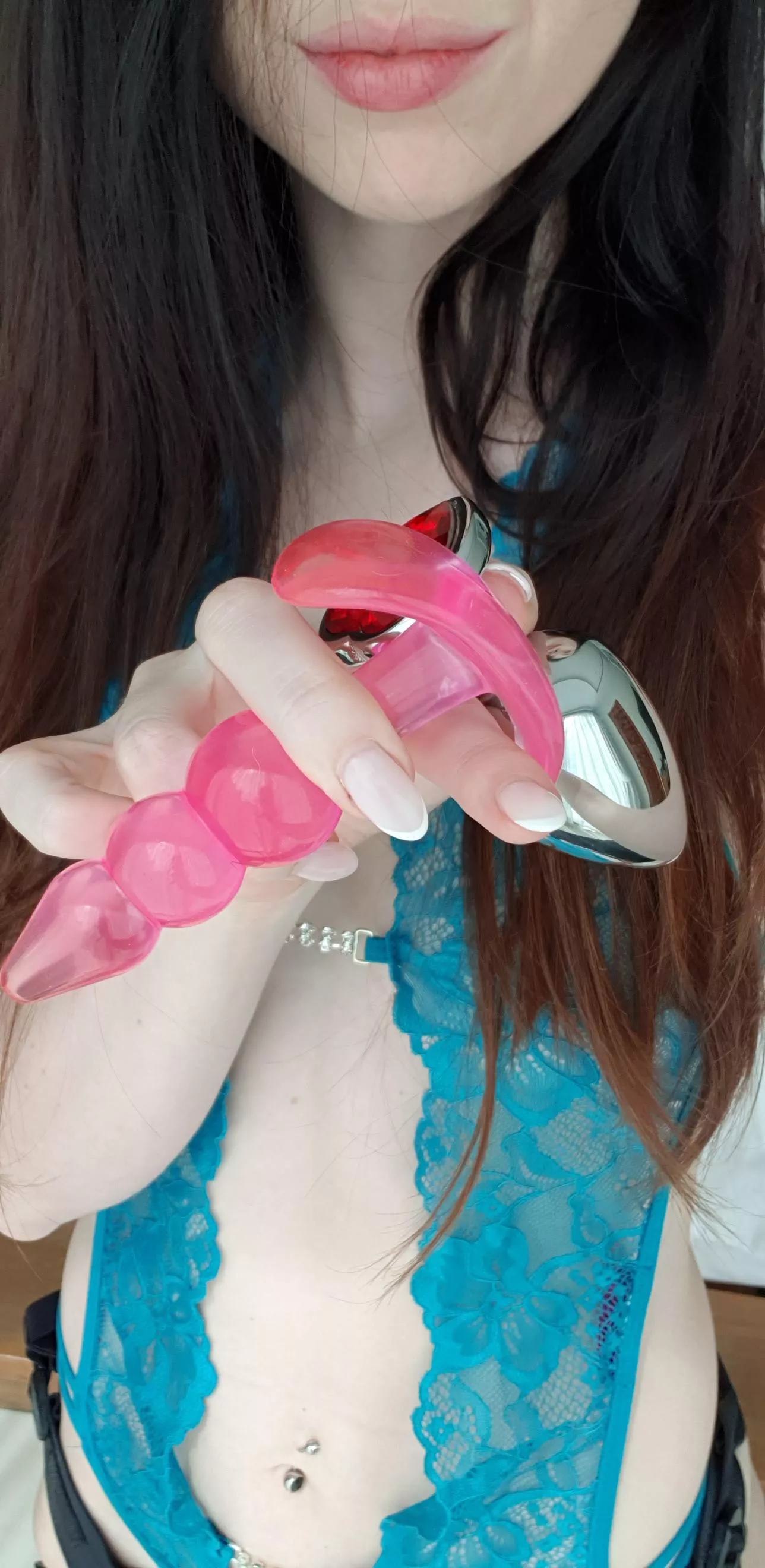 Which do you want to stretch your tight asshole? You should say Thank You Mommy for warming you up [oc] [domme]