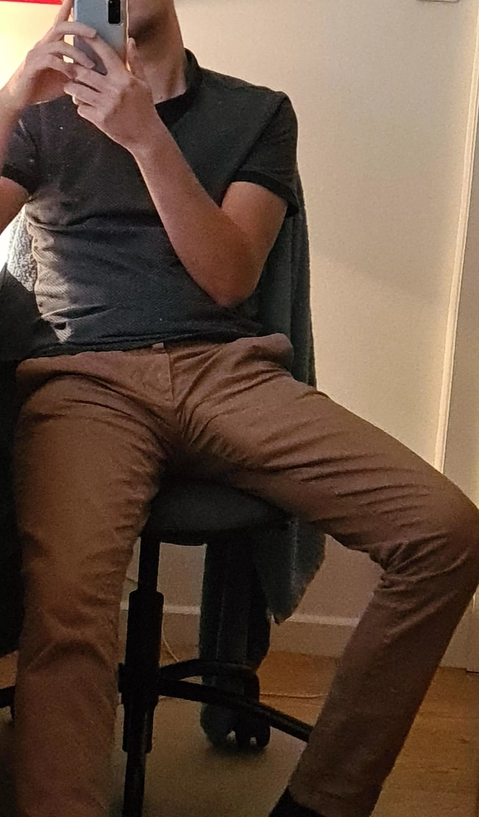 Would you go under the desk?