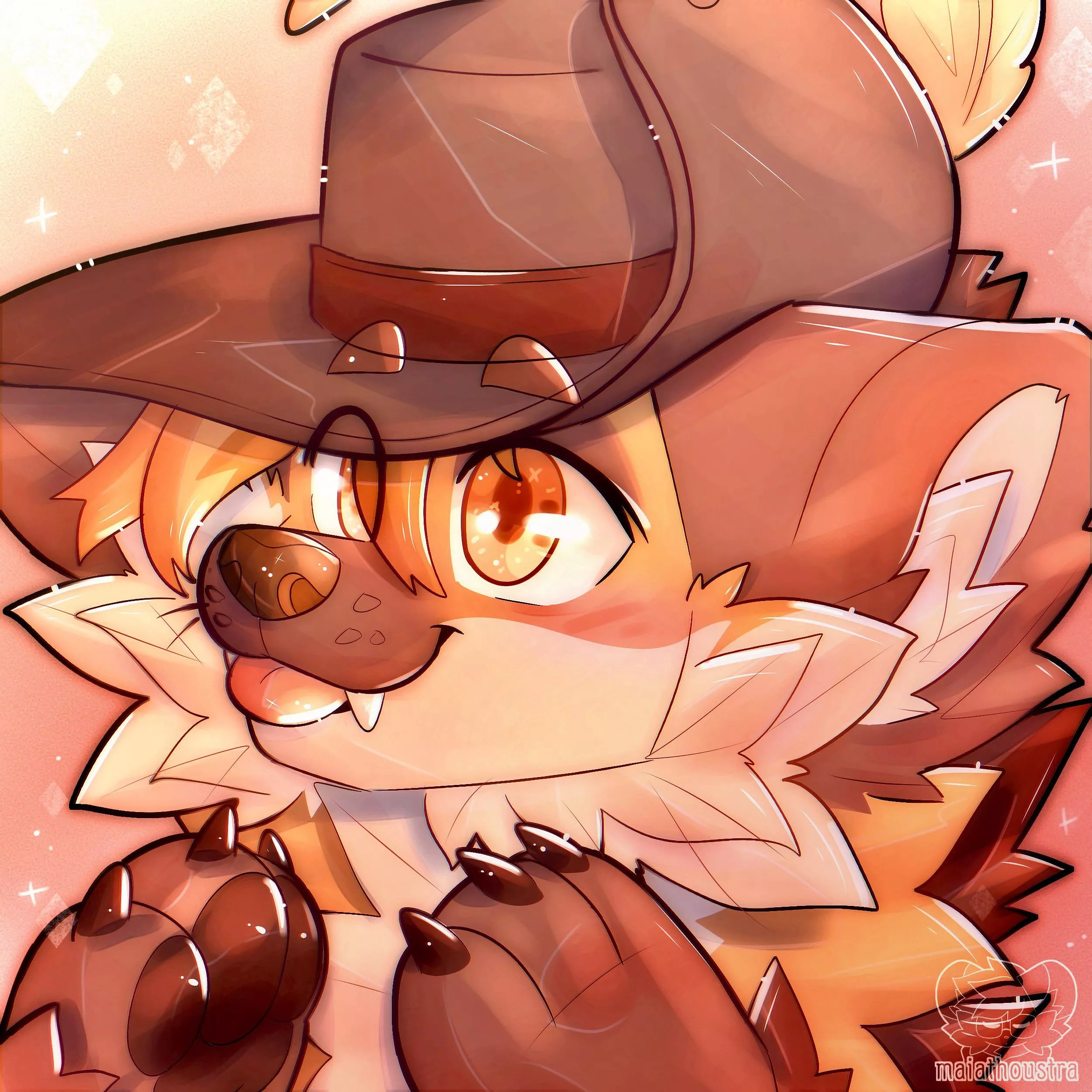 Yeen in boots ~ cm for Thunder, art by me @maiathoustra