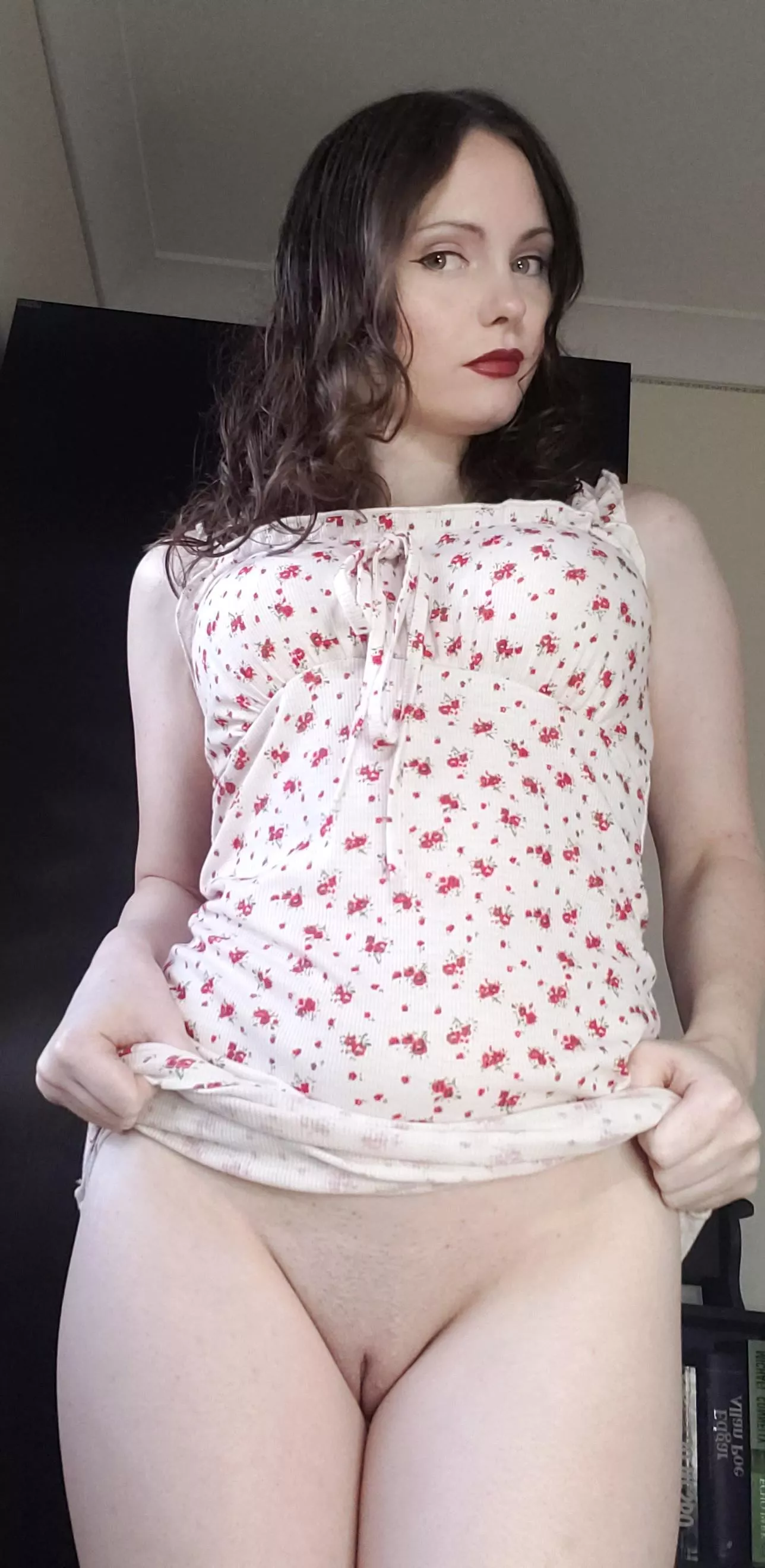 Your face would look lovely between my thighs