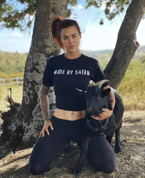 A beauty and baphomet