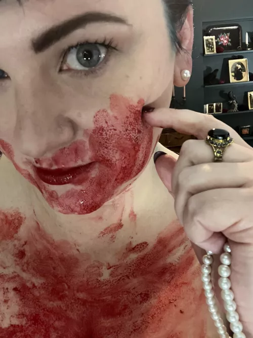 Baby Ghoul got a little hungry 🩸