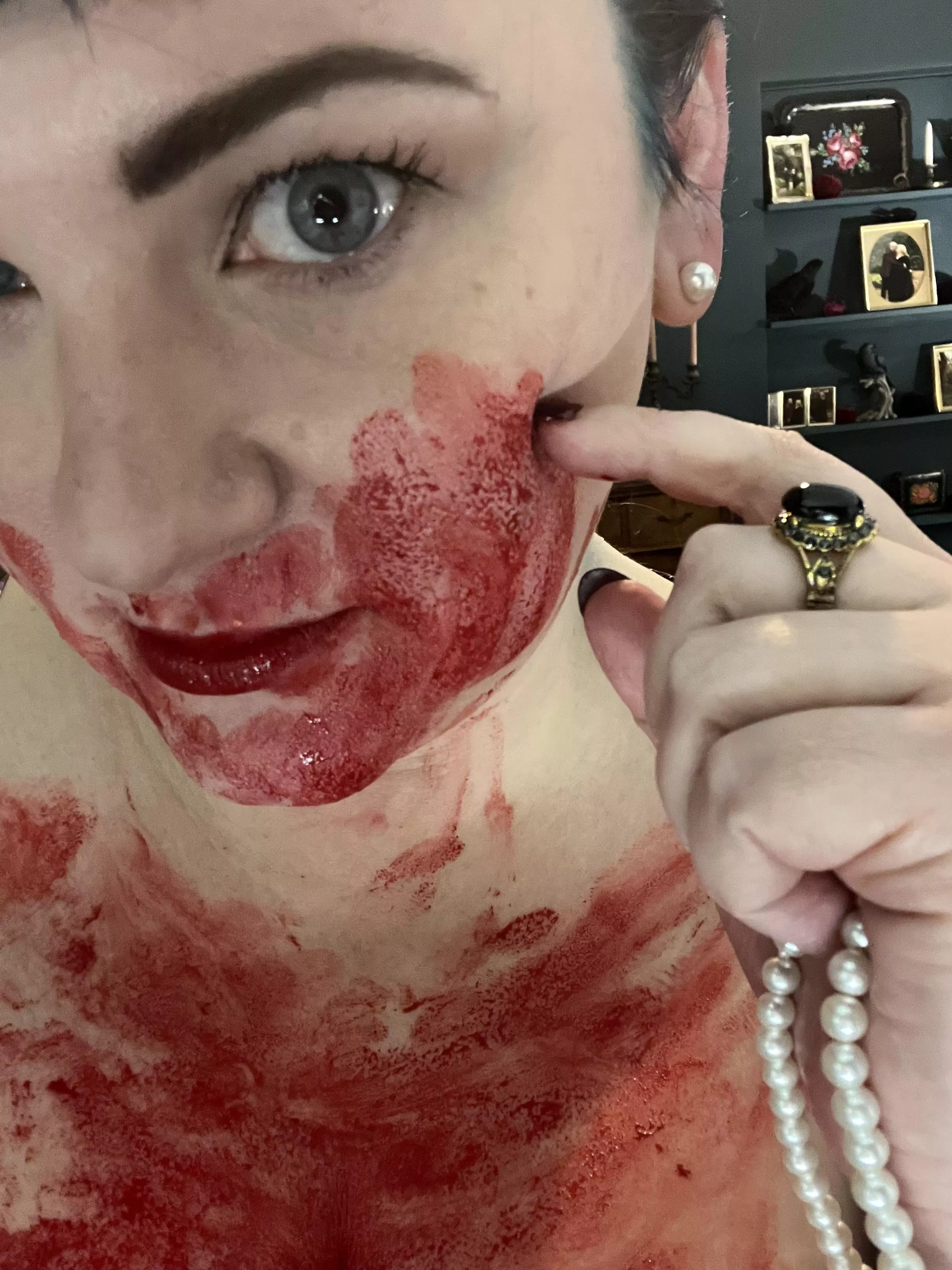 Baby Ghoul got a little hungry 🩸