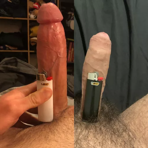 Bic lighter size contest