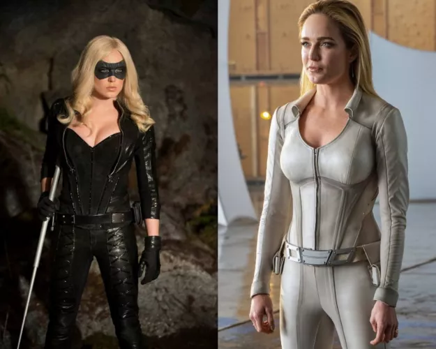 🔥Caity Lotz - Black / White Canary🔥
