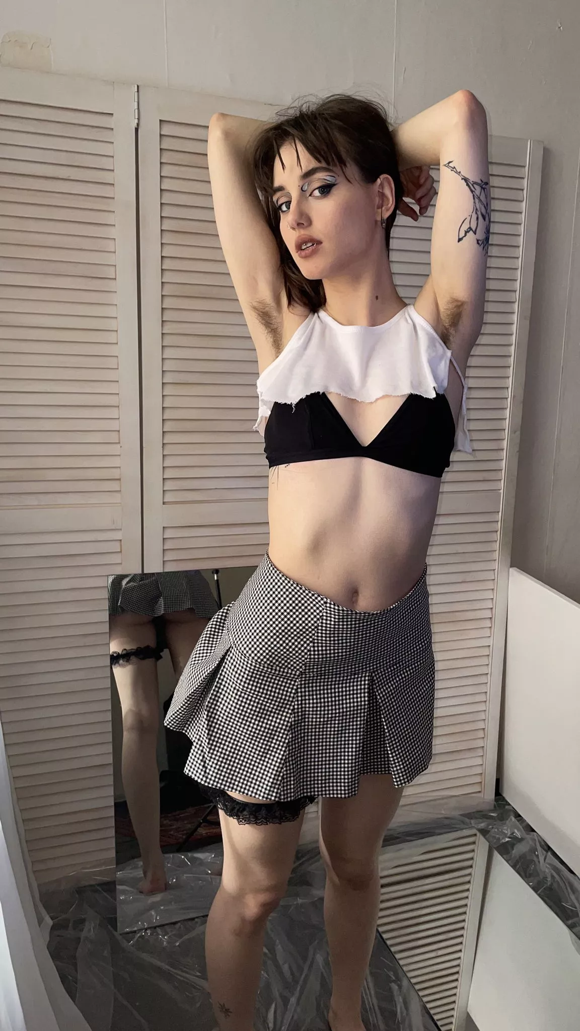 Could you handle having all this hair in your face?