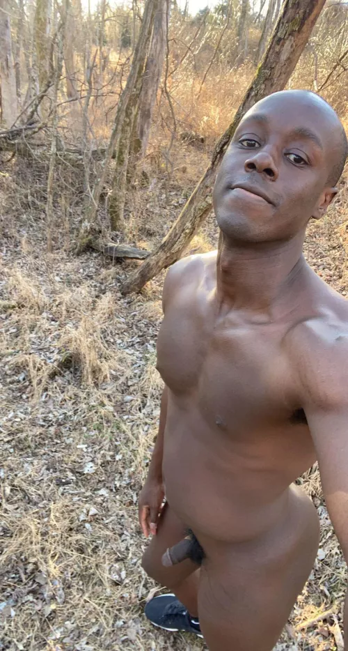 Decided to go naked hiking on this nice day out.