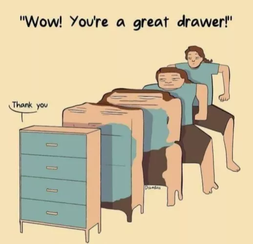 F human - drawers