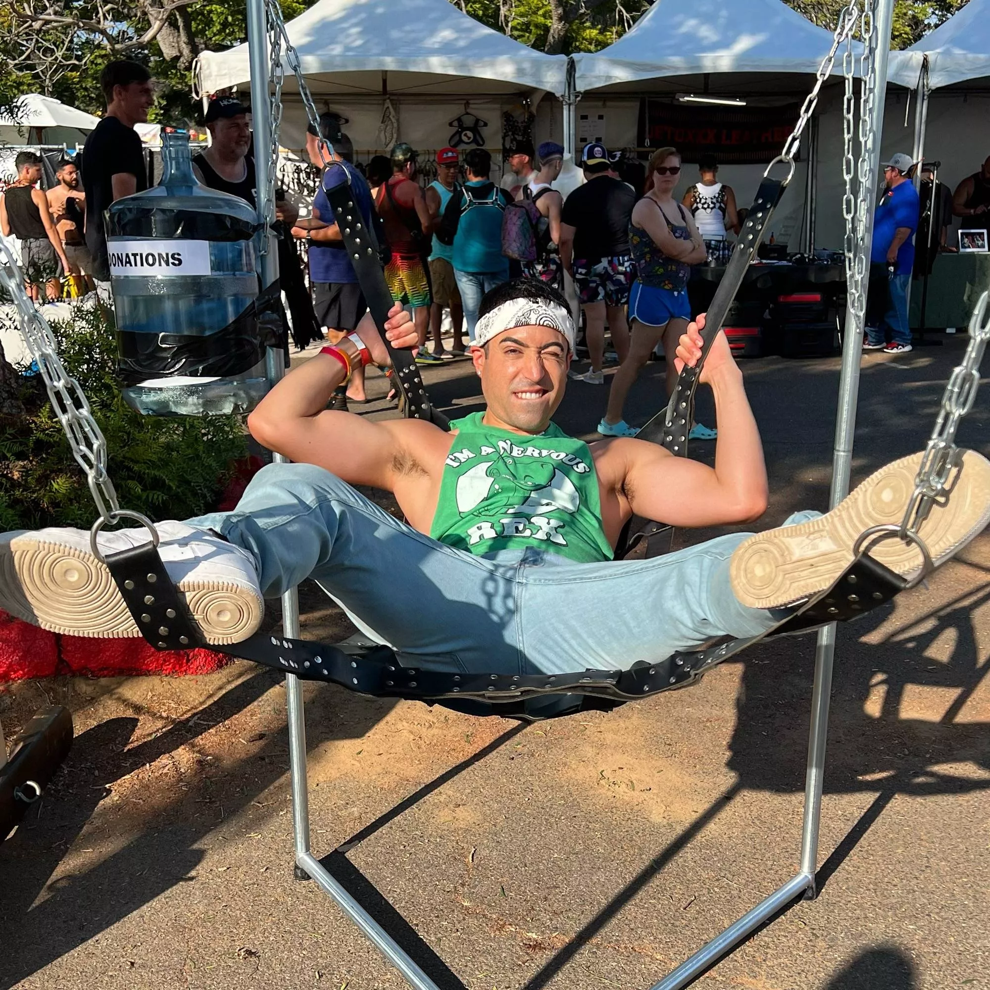 First time in one of these things. How do I look?