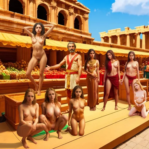 Greek Slavegirl Auction (aea4pc / Stable Diffusion)