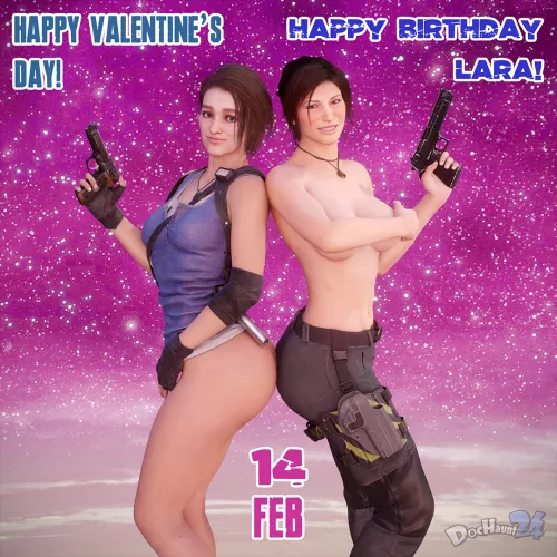 Happy Valentine's (Birth)day to Jill and Lara! (DocHaunt24)