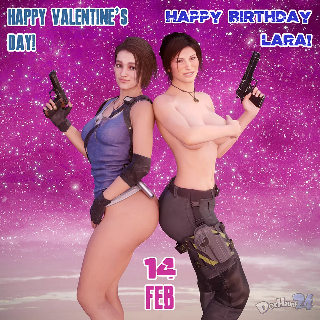 Happy Valentine's (Birth)day to Jill and Lara! (DocHaunt24)