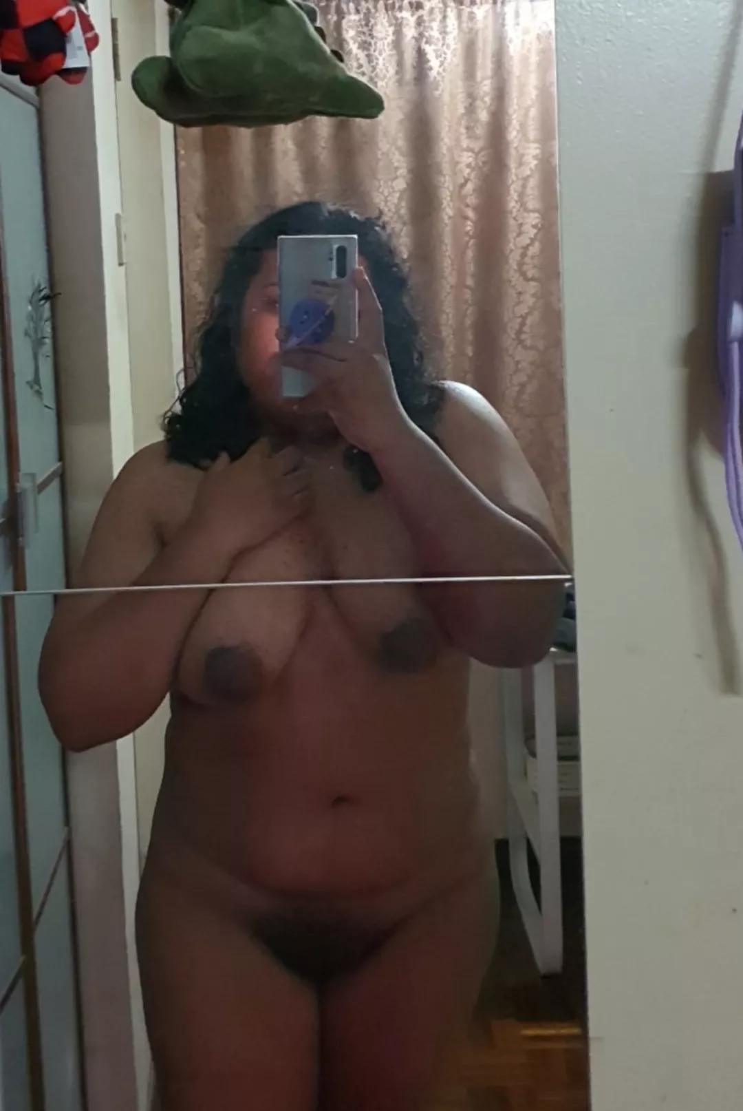 i hope a chubby figure with a hairy pussy is okay—