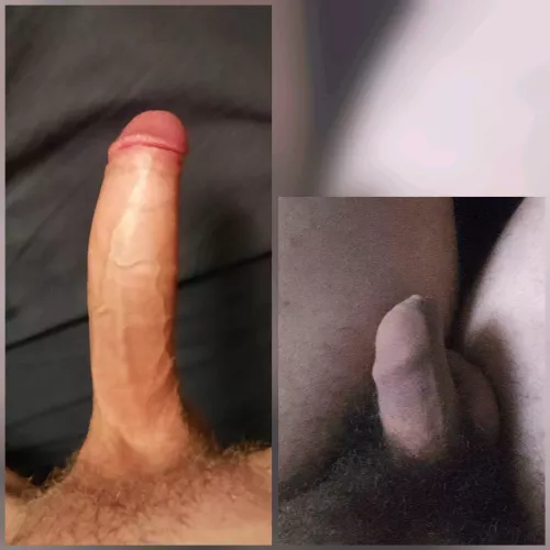Me(left) vs. u/germadlltx compared 😁 He's tiny next to my big dick