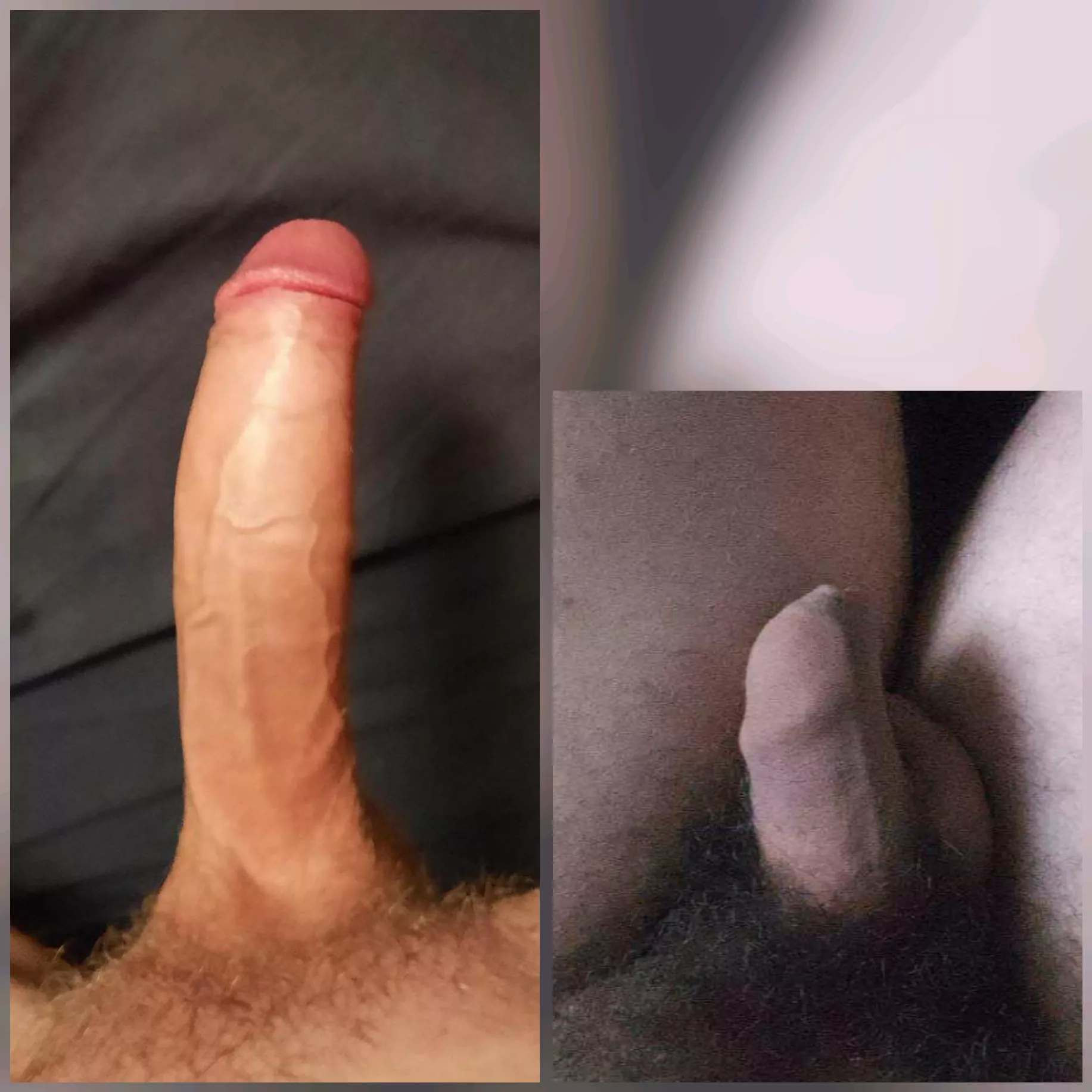 Me(left) vs. u/germadlltx compared 😁 He's tiny next to my big dick
