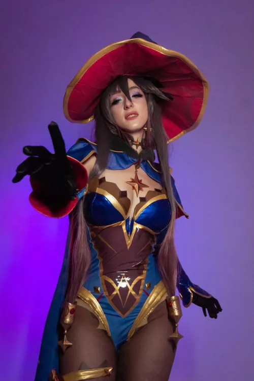 Mona from Genshin Impact cosplay by me