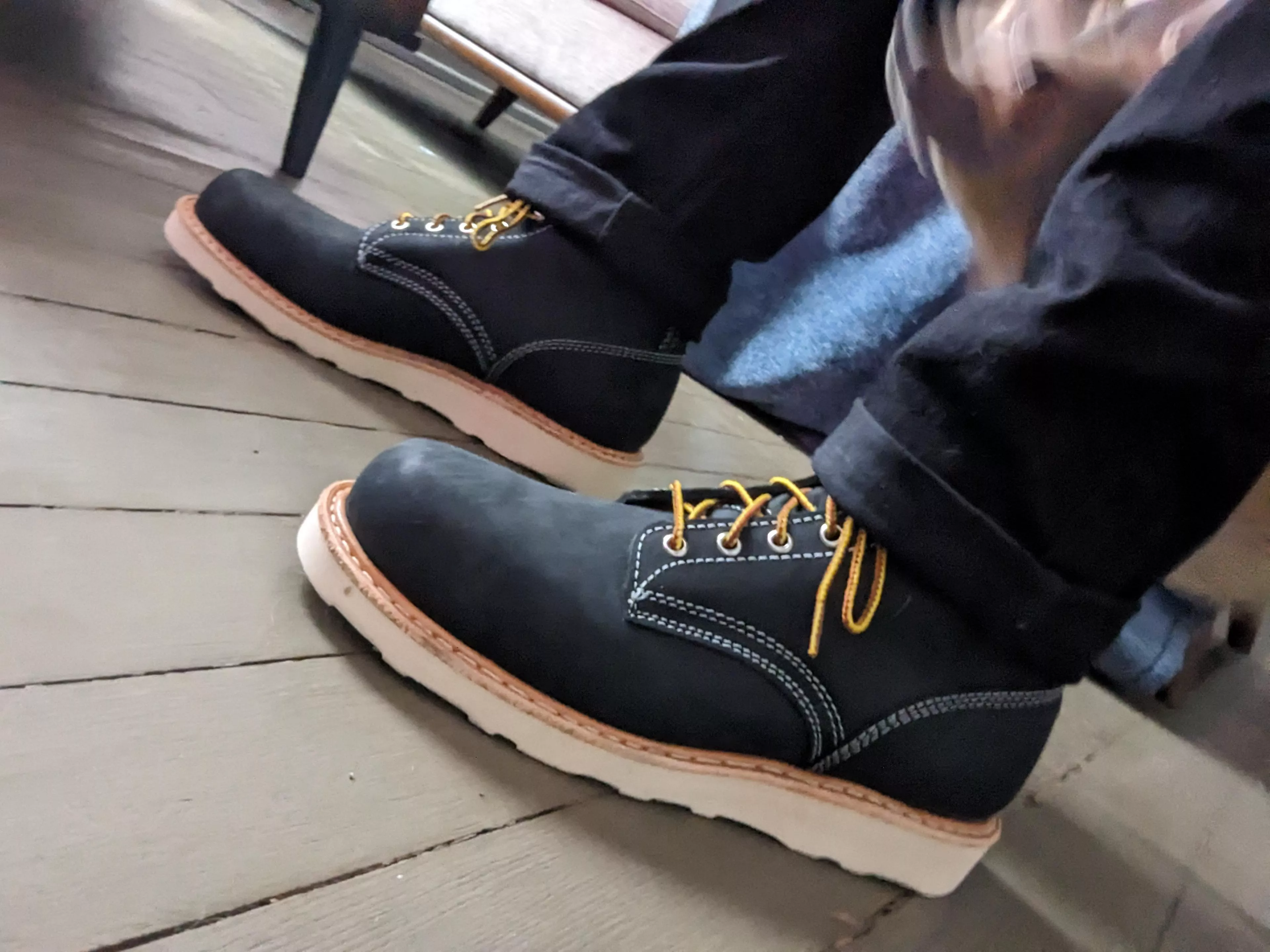 My whites finally arrived!! They fit perfectly and are comfortable right out the box. I went half a size down like they recommended.