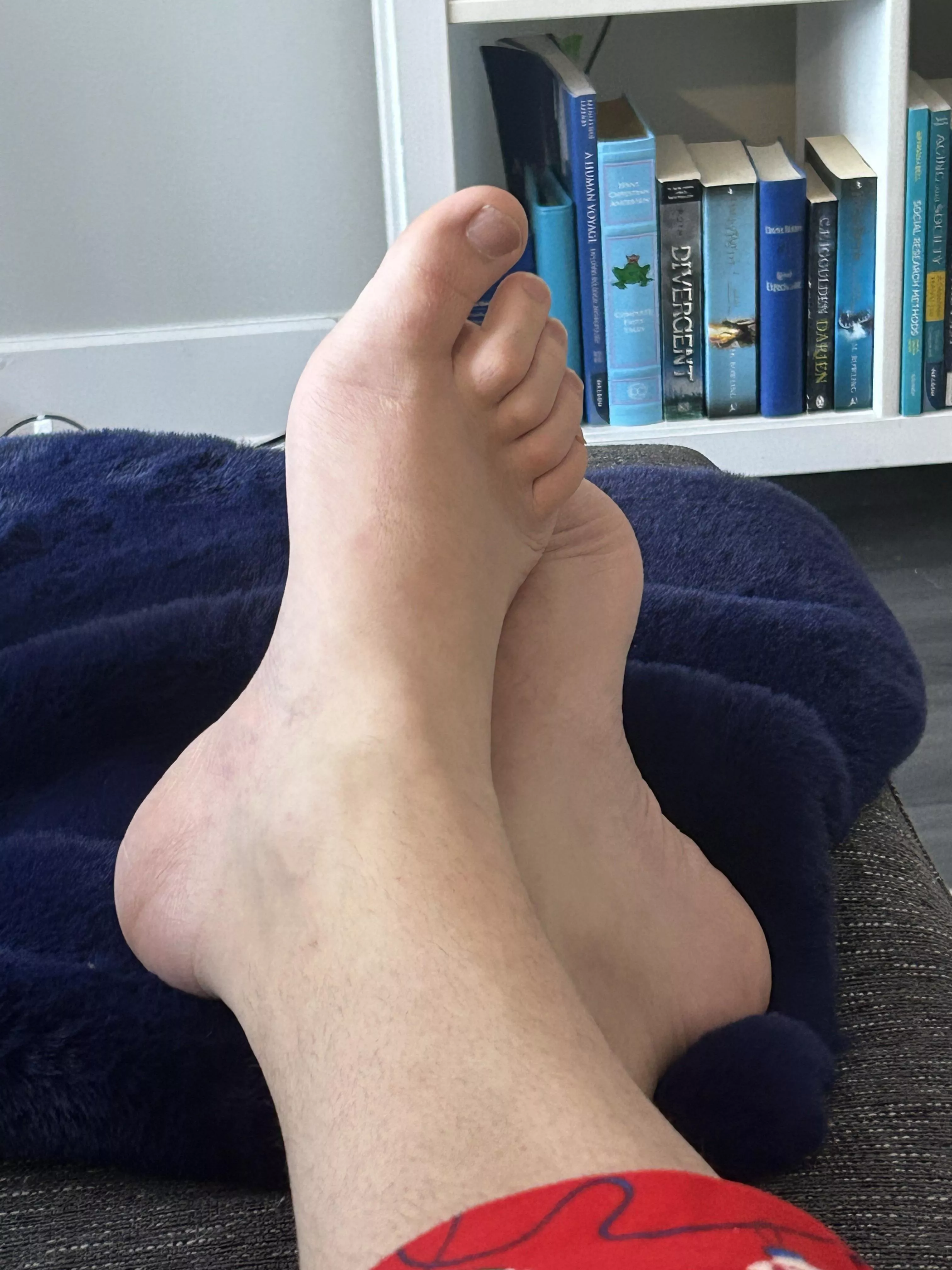 Never show my feet before